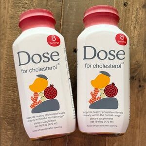 Dose for Cholesterol Bottles - set of 2